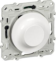 Светорегулятор поворотно-нажимной Schneider Electric Odace 4-400Вт белый картинка